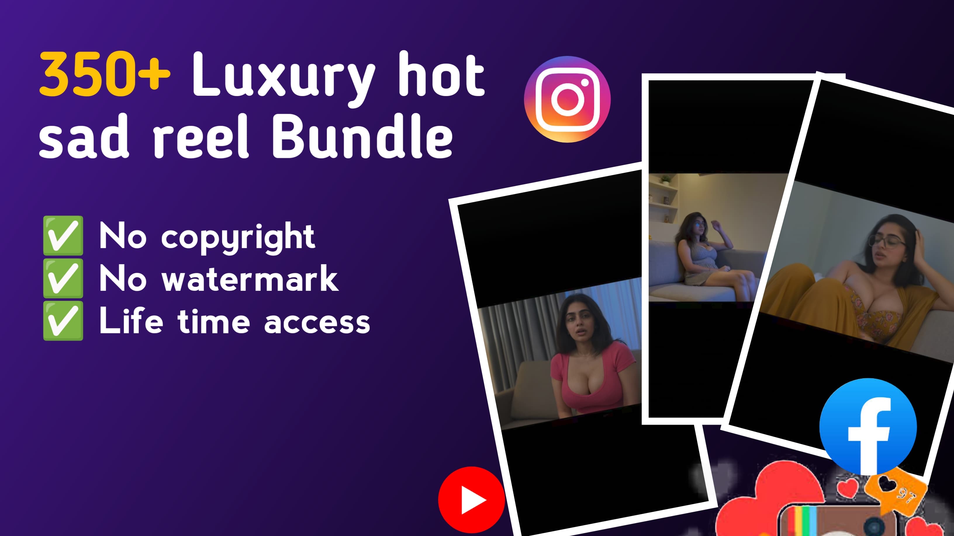 350+ Sad hot viral reels bundle 2026